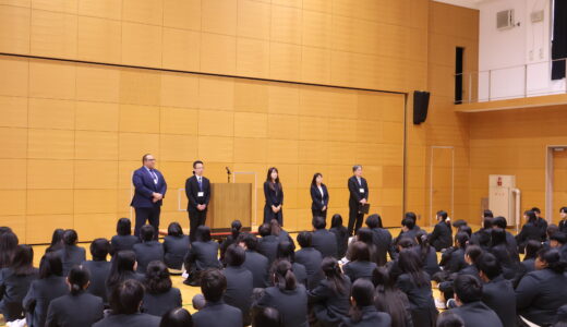 １学期の始業式・着任式を行いました！