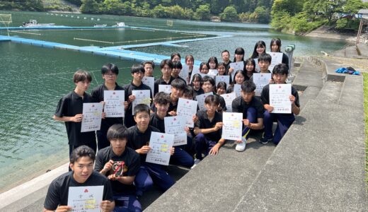 【カヌー部】第69回兵庫県高等学校総合体育大会カヌー競技（兼インターハイ予選会）で快挙！！