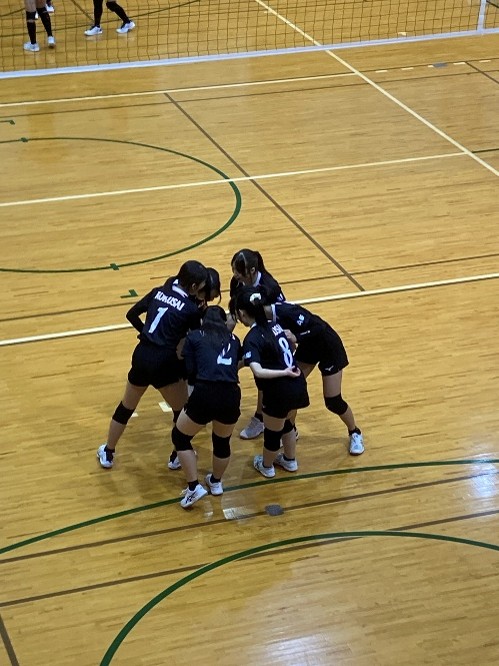 女子バレーボール部阪神地区新人戦1