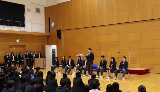 総体壮行会対面式