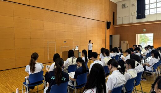 高大連携教育協定「論理的な話し合いのコツ」（兵庫県立大学横山教授のご講義）
